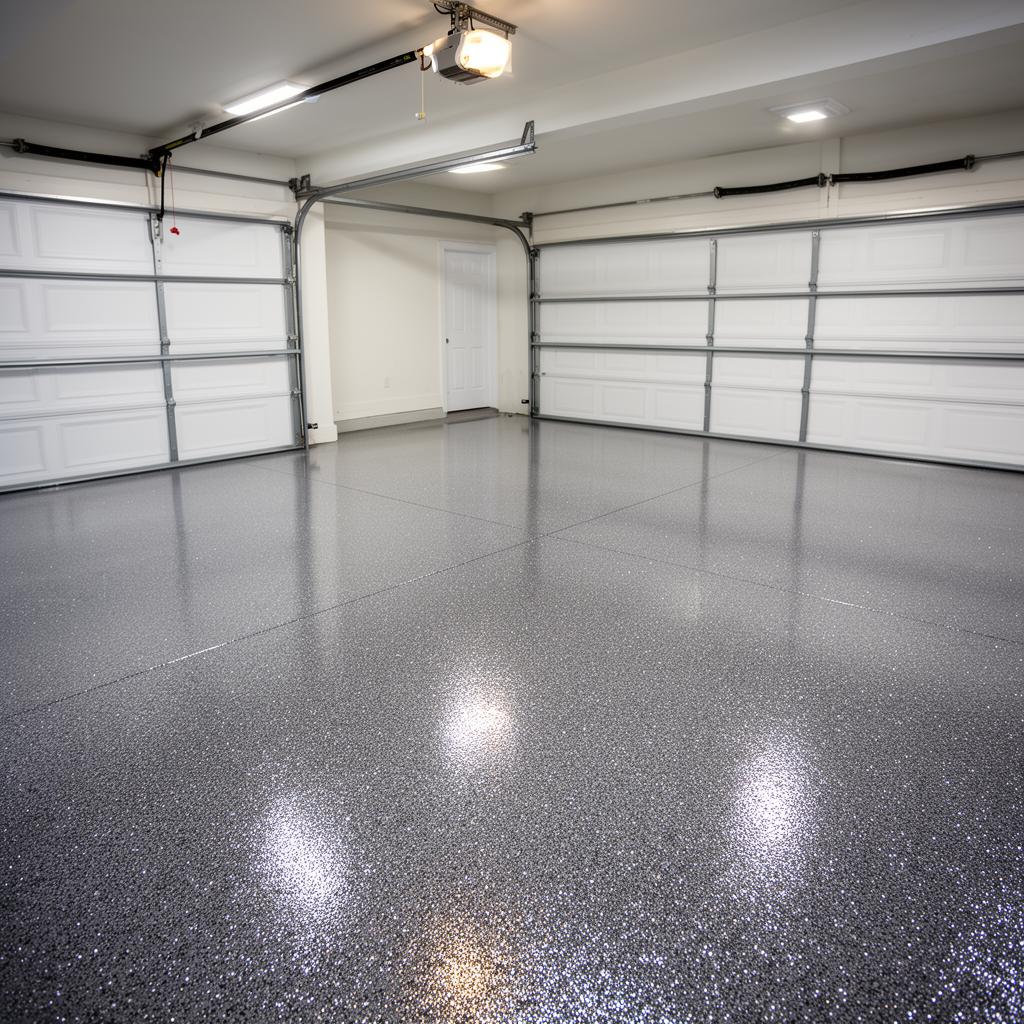 Indoor garage concrete coating in Nashville TN